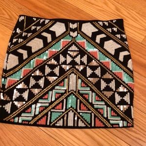 Express embellished skirt